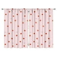 thumbnail image 1 of Nursery Curtains Boys Girls Kids Red Strawberry Fruits Print Pattern Window Drapes for Living Bedroom Playroom Room Decor Rod Pocket 52x84 Inch 2 Panels, 1 of 2
