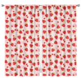 thumbnail image 1 of Nursery Curtains Boys Girls Kids Strawberry Plants Fruit Pink Print Pattern Window Drapes for Living Bedroom Playroom Room Decor Rod Pocket 42x84 Inch 2 Panels, 1 of 2