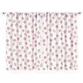 thumbnail image 1 of Nursery Curtains Boys Girls Kids Strawberry Plants Fruit White Print Pattern Window Drapes for Living Bedroom Playroom Room Decor Rod Pocket 52x84 Inch 2 Panels, 1 of 2