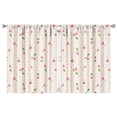 thumbnail image 1 of Nursery Curtains Boys Girls Kids Vintage Cherry Print Pattern Window Drapes for Living Bedroom Playroom Room Decor Rod Pocket 42x54Inch 2 Panels, 1 of 2