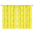 thumbnail image 1 of Nursery Curtains Boys Girls Kids Watercolor Banana Pattern Print Pattern Window Drapes for Living Bedroom Playroom Room Decor Rod Pocket 52x84 Inch 2 Panels, 1 of 2