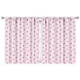 thumbnail image 1 of Nursery Curtains Boys Girls Kids Wild Cherry Red Fruit Pink Color Print Pattern Window Drapes for Living Bedroom Playroom Room Decor Rod Pocket 42x54Inch 2 Panels, 1 of 2