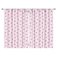 thumbnail image 1 of Nursery Curtains Boys Girls Kids Wild Cherry Red Fruit Pink Color Print Pattern Window Drapes for Living Bedroom Playroom Room Decor Rod Pocket 52x84Inch 2 Panels, 1 of 2