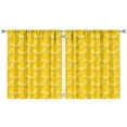 thumbnail image 1 of Nursery Curtains Boys Girls Kids Yellow Bananas Print Pattern Window Drapes for Living Bedroom Playroom Room Decor Rod Pocket 52x63 Inch 2 Panels, 1 of 2