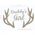 thumbnail image 1 of Nursery Décor Daddy's Girl Antlers Wall Decals Stickers 23x16-Inch Tumbleweed, 1 of 5