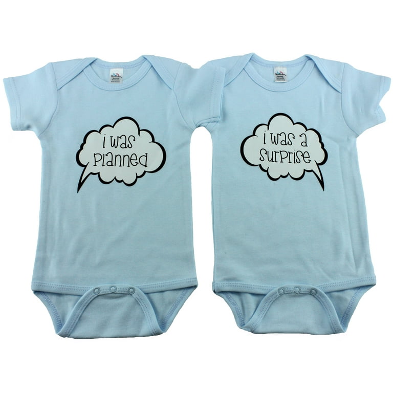 Twin onesies cheap funny