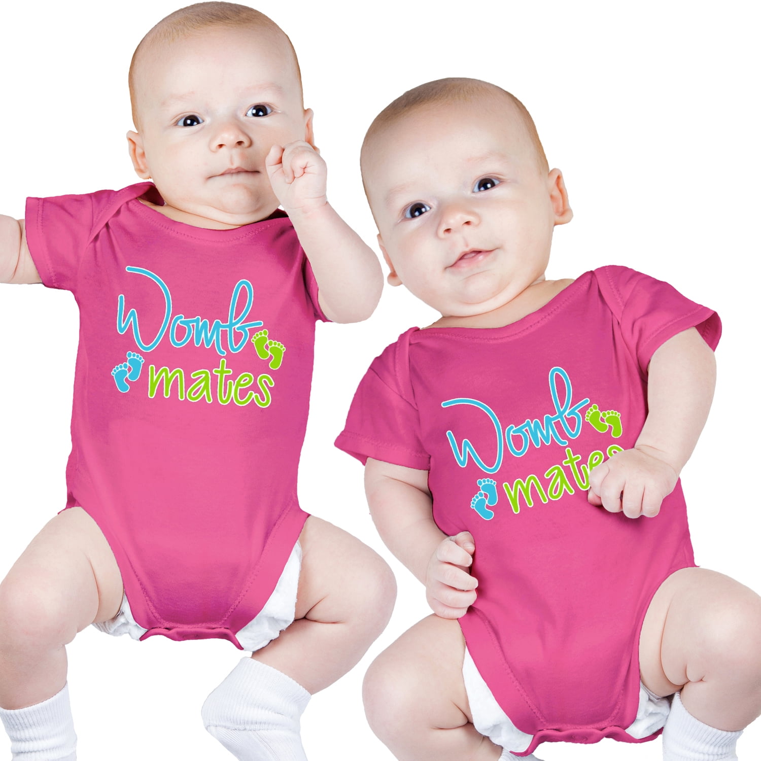 Nursery Decals and More Twin Girls Bodysuits, Includes 2 Bodysuits, 36