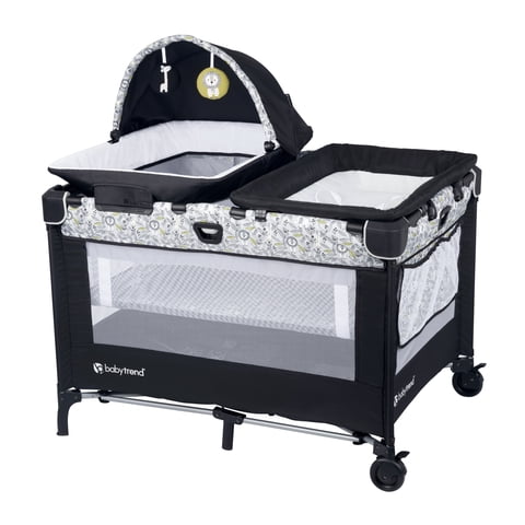Baby Trend Nursery Den Playard with Snooze Pod and Flip Over Changer