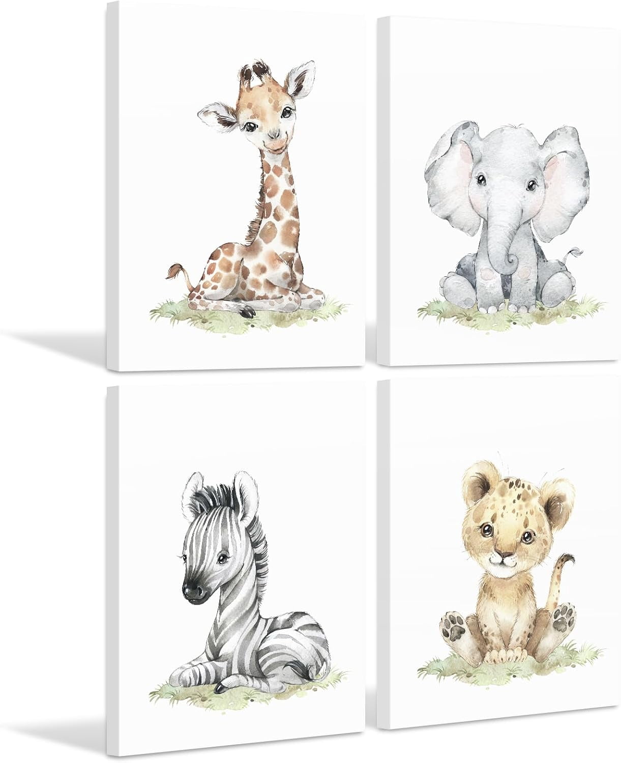 Nursery Dinosaur Wall Art Prints Set of 3 Boys Room Canvas Wall Decor ...