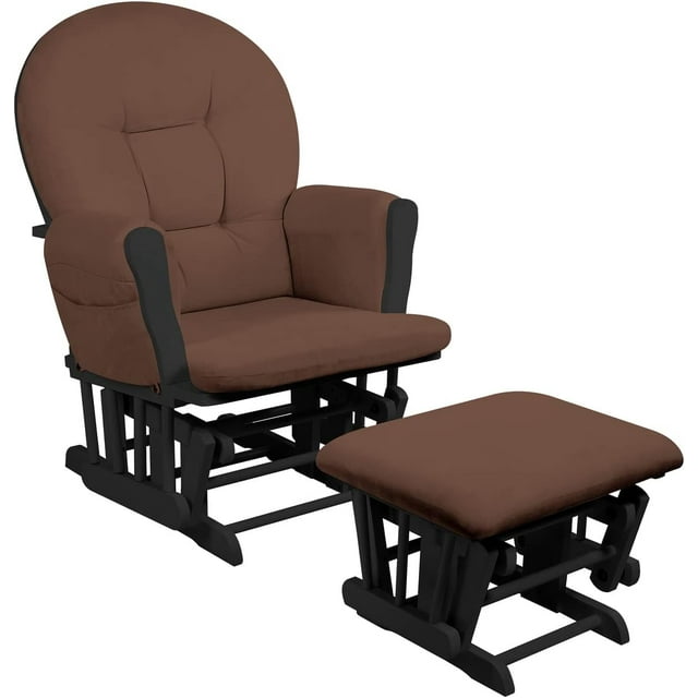Nursery Glider & Ottoman Sets, Reclining Swivel Glider Rocker with