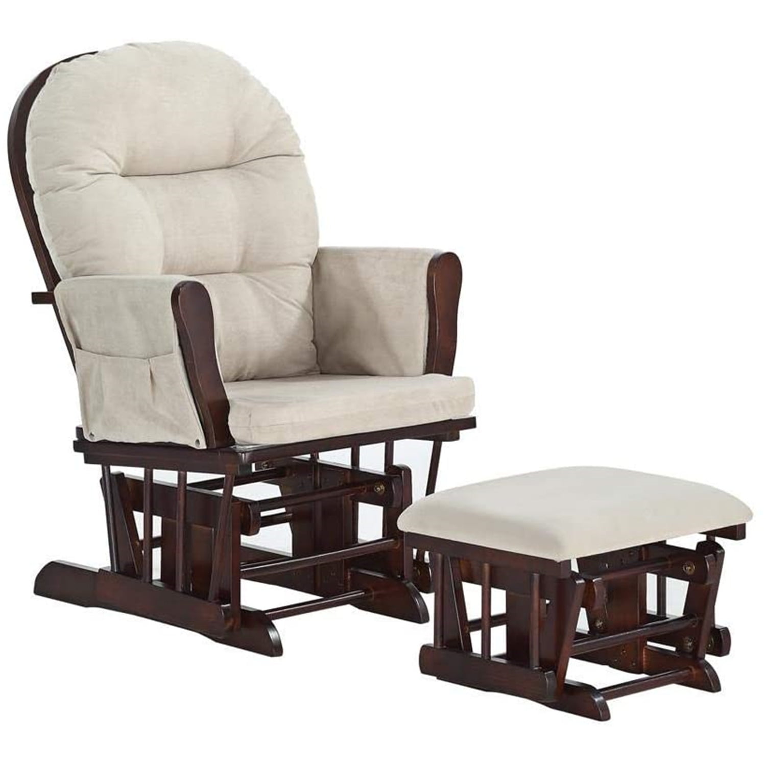 Northcrest alexander glider top rocker recliner with ottoman