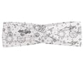 thumbnail image 1 of Nursery Headband, Doodle Solar System Astronauts Space Crafts Shooting Stars Science Fiction Theme, Elastic and Soft Women's Bandana for Sports and Everyday Use, Grey Red Coconut, by Ambesonne, 1 of 3
