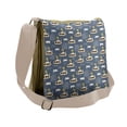 thumbnail image 1 of Nursery Messenger Bag, Cartoon Submarines, Unisex Cross-body, by Ambesonne, 1 of 2