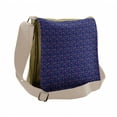 thumbnail image 1 of Nursery Messenger Bag, Smileys Flowers Hearts, Unisex Cross-body, by Ambesonne, 1 of 2