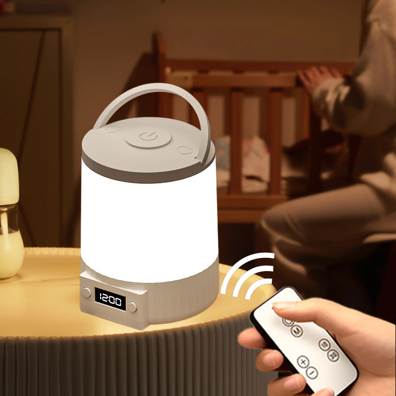 LED Bedside Touch Sensor Nursery Light Usb Rechargeable Baby