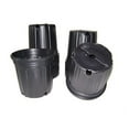 thumbnail image 1 of 3 Gallon Nursery Pots - 55 Pack Plastic Plant Pots with Drainage - 10 Inch Garden Pots for Indoor & Outdoor Use - Blow Molded Trade Pots, 1 of 2