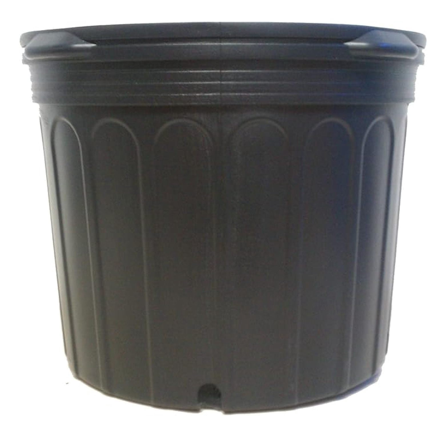 Nursery Pots 7 Gallon (6 Pack) - 5.8 Gallon Capacity Plastic Plant Pots - Blow Molded Trade Pots for Indoor/Outdoor Gardening - 13.75" Dia x 11.5" H