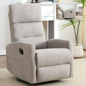 Evolur Raleigh Nursery Glider Recliner and Rocking Chair in Fog, 360 ...