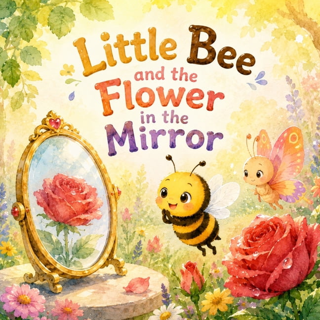 Nursery Rhyme for Babies and Toddlers Little Bee and the Flower in the Mirror: A Whimsical Rhyming Picture Book About Curiosity and Discovery, (Paperback)