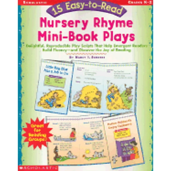 Pre-Owned 15 Easy-to-read Nursery Rhyme Mini-book Plays (Paperback) 0439355303 9780439355308