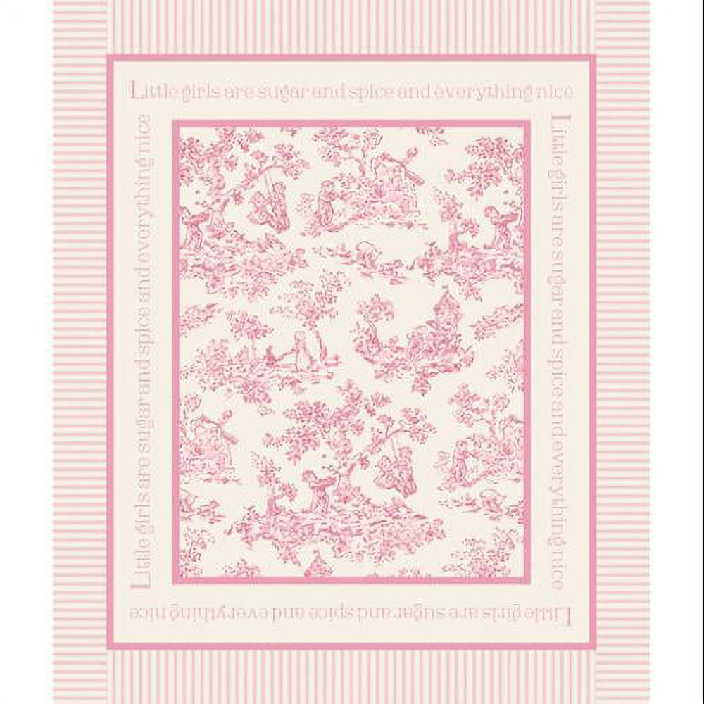 Nursery Rhyme Toile 43/44" Wide 100 Cot