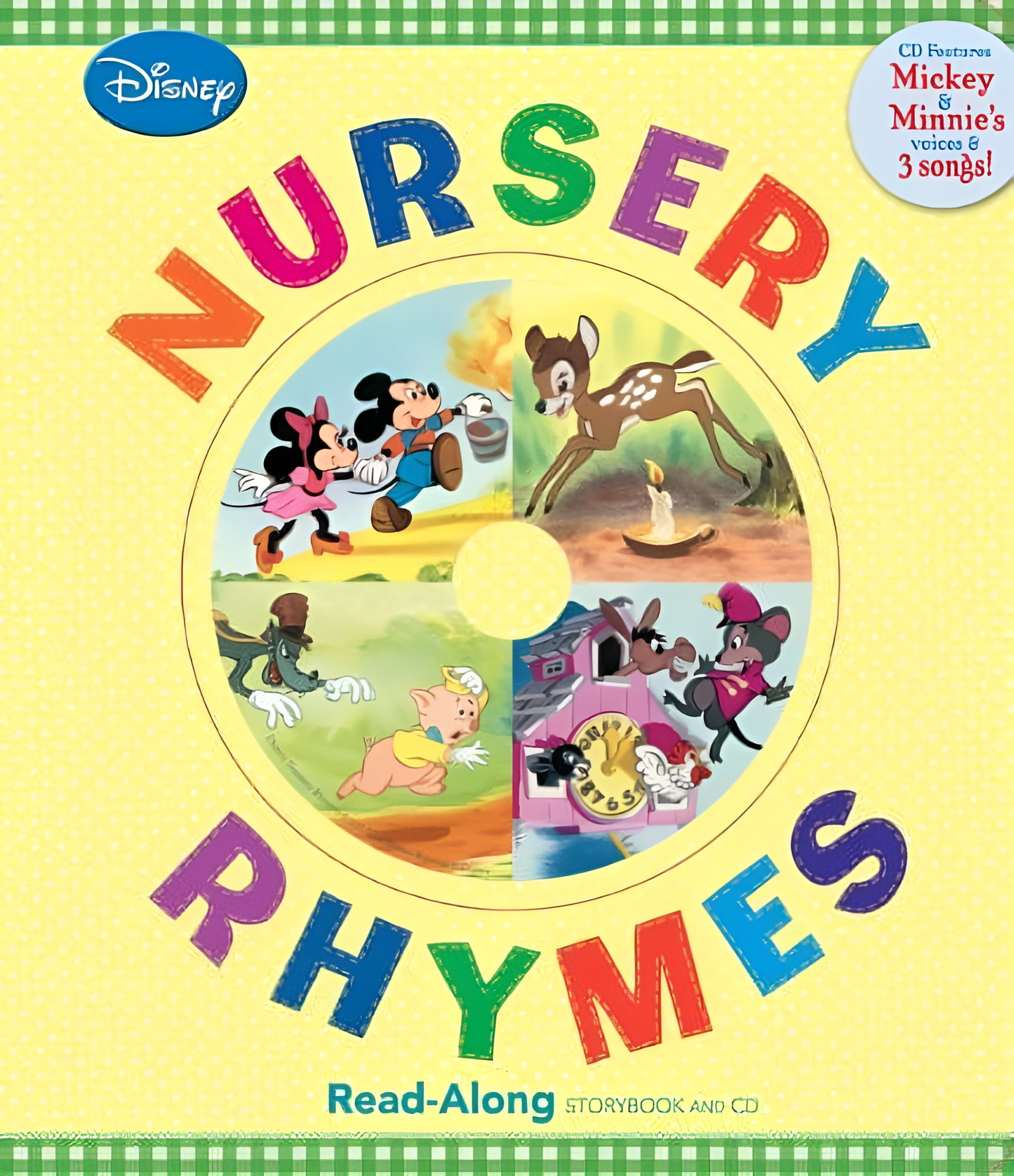 DISNEY BOOK GROUP; DISNEY STORYBOOK ART TEAM Disney Nursery Rhymes Readalong Storybook and CD (Hardcover) by Disney Books
