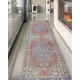 thumbnail image 1 of Nursery Rug, Turkish Rug, Bedroom Rug, Red Rugs, Bohemian Rugs, Car Mat Rugs, Chenille Printed Stye Rug, Gift For Him Rugs, Easy to Clean Rugs, 5.2'x7.5' - 160x230 cm, 1 of 8