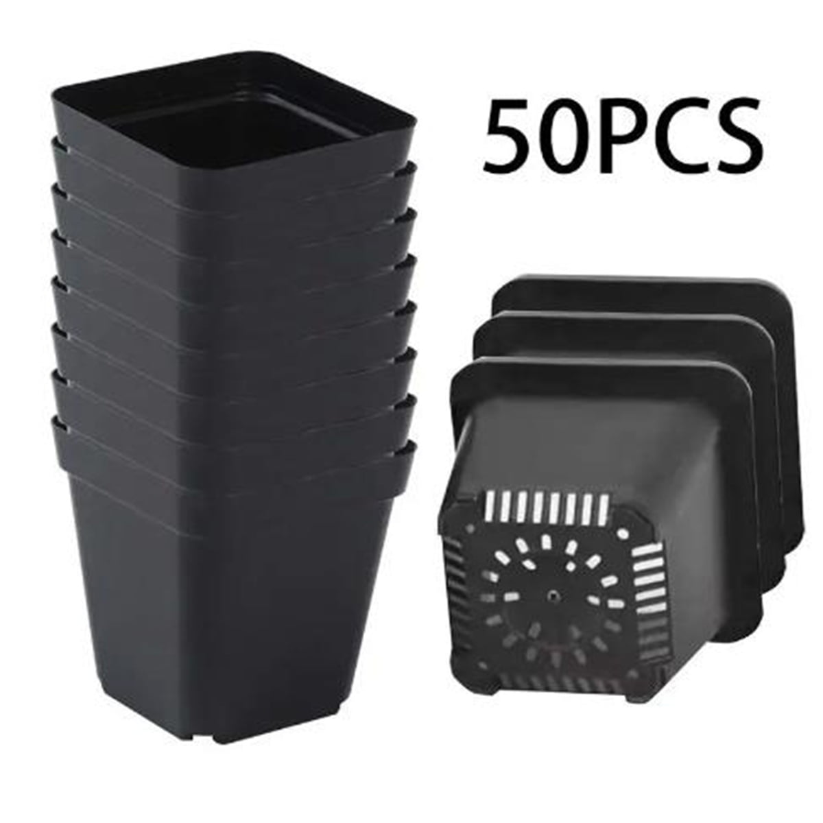 Nursery Seedling Pot, 3.36in Nursery Plant Pots, Plastic Pots for Seed ...