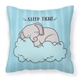 thumbnail image 1 of Nursery Sleep Tight Elephant Fabric Decorative Pillow, 1 of 1