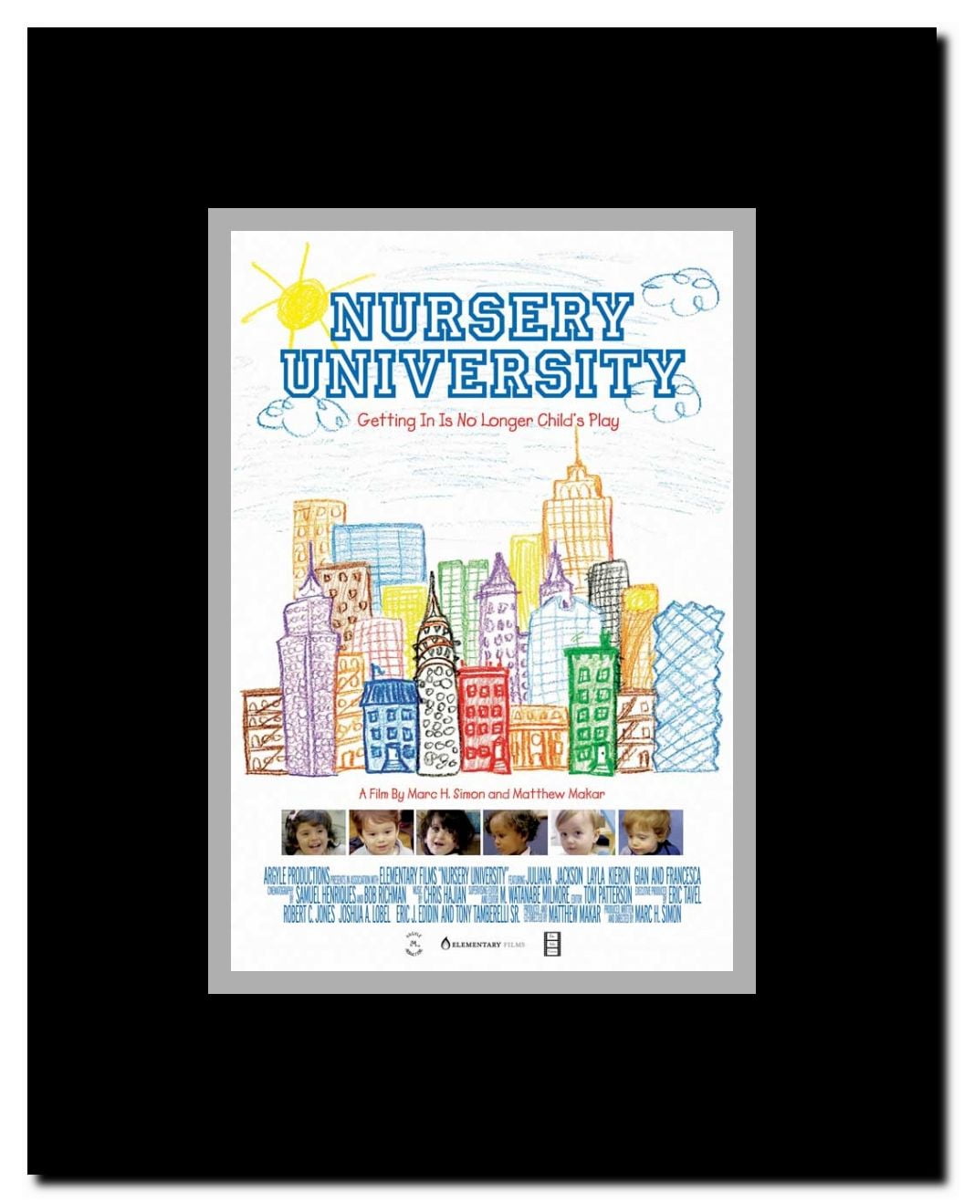 Nursery University Framed Movie Poster