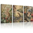 thumbnail image 1 of Nursery Woodland Animal Wall Hieng Vintage Forest Animal Canvas Wall Decor Baby Boy Room Poster Kids Wild Bunny Picture Cottagecore Prints Nursery Hiengwork for Girl Room Bedroom, 1 of 6