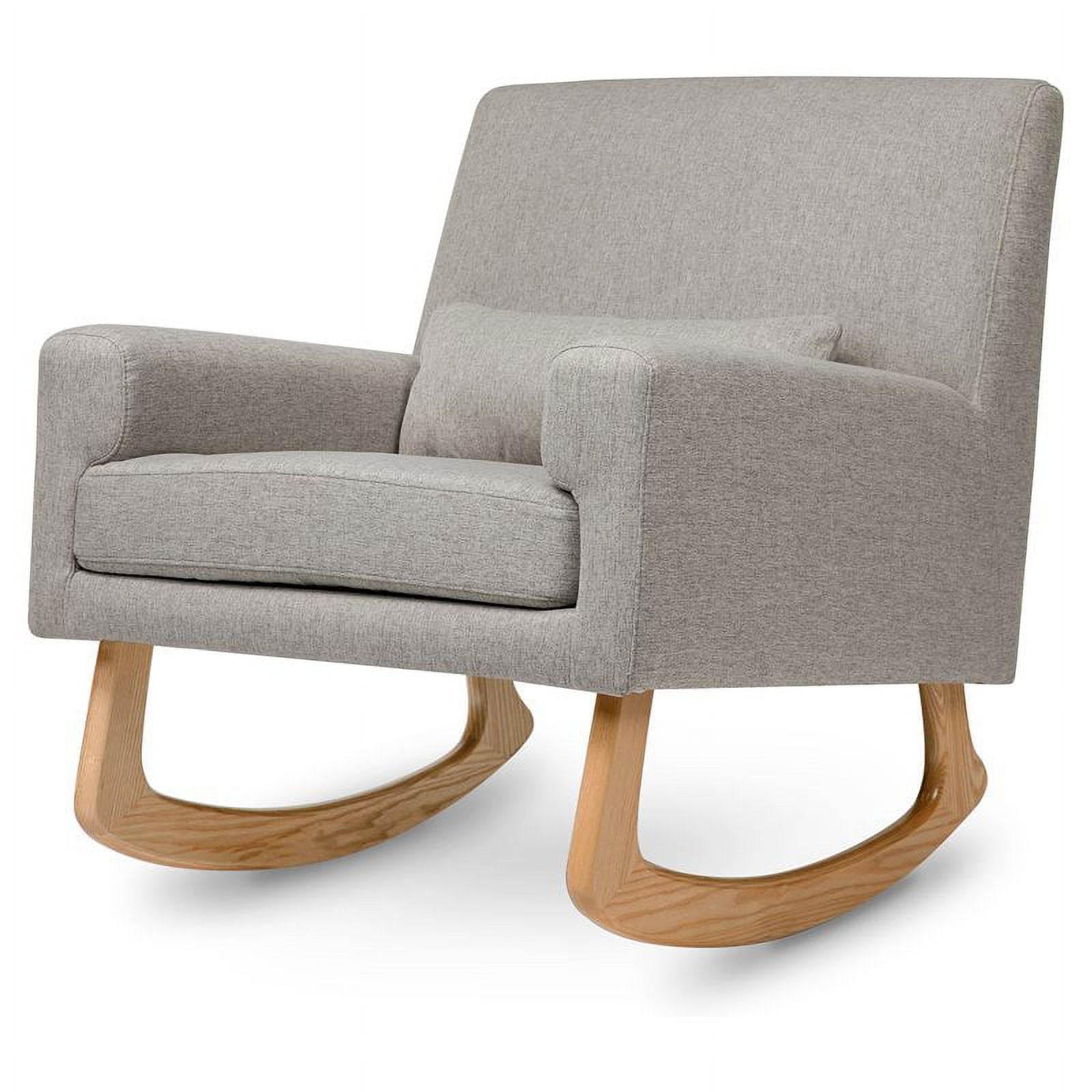 Eco-Performance Grey Eco Weave Sleepytime Rocker with Light Legs