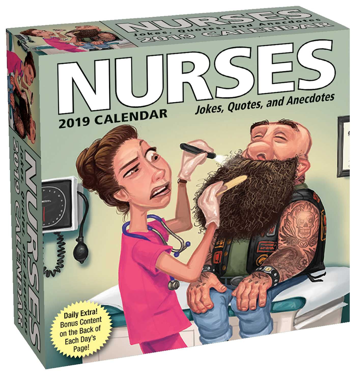 Nurses 2019 Day-to-Day Calendar : Jokes, Quotes, and