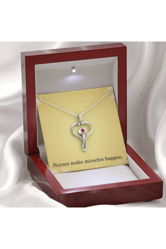 Nurses Make Miracles Happen Nurse Necklace Nurse Christmas Gift Nurse Appreciation Gift Nursing Gift