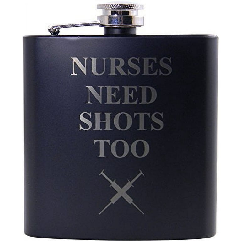 8oz Nursing Student Stainless Steel Flask