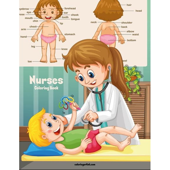 Nurses Nurses Coloring Book 1, Book 1, (Paperback)