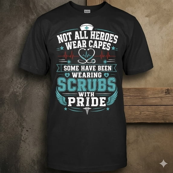 Nurses Nursing Classic Fit Graphic Tee Gift Idea for Men and Women ...