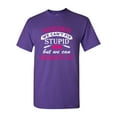 thumbnail image 1 of Nurses We Can't Fix Stupid But We Can Sedate It Funny Humor DT Adult T-Shirt Tee, 1 of 2