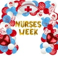 Nurses Week Decorations 126PCS Nurse Balloon Garland Arch Kit Nurses ...