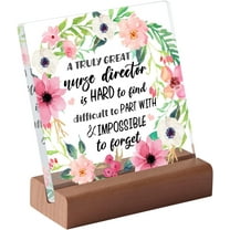 Nurses Week Nurse Practitioner Nurse Appreciation Nursing School Graduation Gifts Retirement Birthday Christmas Gifts for Nurse Desk Plaque Sign - A Truly Great Nurse Director is Hard To Find