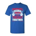 thumbnail image 1 of Nurses Who Lift Together Get Ripped Together Funny DT Adult T-Shirt Tee, 1 of 2