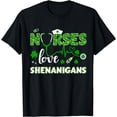 thumbnail image 1 of Nurses love shenanigans with stethoscope for St Patricks day T-Shirt, 1 of 3