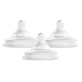 thumbnail image 1 of Nursh Curve Silicone Baby Bottle Nipples - Platinum Food-Safe Silicone Bottle Nipples – Medium Flow Nipples for Baby Bottles - Baby Bottle-Feeding Supplies - 3 Count, 1 of 7