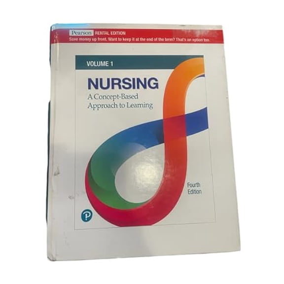 Pre-Owned Nursing: A Concept-Based Approach to Learning, Volume 1 by Pearson Education 4th Edition Paperback