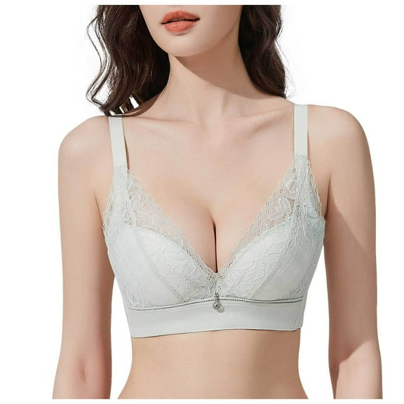 Nursing Bra Cotton Womens Push Up Everyday Bras For Women No Underwire Smooth Wireless Brassiere Full Coverage Comfortable V Neck T-Shirt Basic Bras