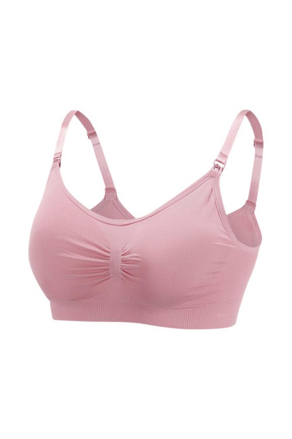 Nursing Bra Womens Maternity Breastfeeding Bra Seamless Wireless Sleep Bra