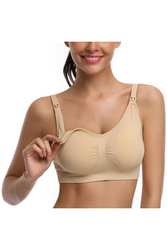 Nursing Bra for Breastfeeding Maternity Bras Push Up Seamless Pregnancy Bralette Underwear
