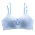 thumbnail image 1 of Nursing Bras for Breastfeeding Womens Breastfeeding Bra Gathering For Stylish Pregnant Womens Underwear During Pregnancy Front Button Feeding Thin Style, 1 of 5