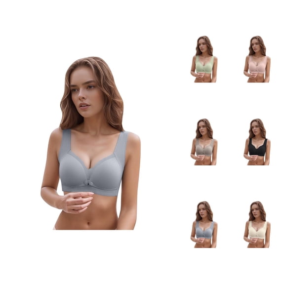 Nursing Bras for Breastfeeding Lightweight Wide Strap Push Up Anti Sagging Wireless Maternity Bras for Pregnancy