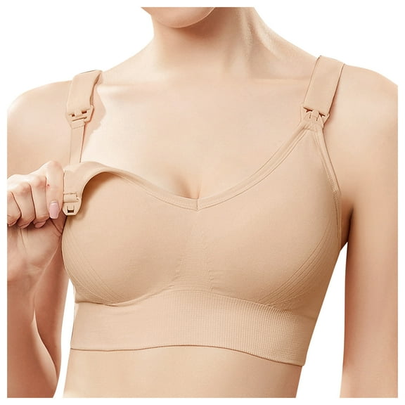 Nursing Bras for Breastfeeding Comfort Maternity Bras for Pregnancy Wireless Seamless Breastfeeding Bras